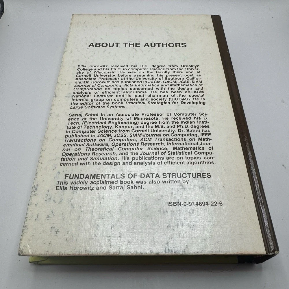 FUNDAMENTALS OF COMPUTER‎ ALGORITHMS  By Horowitz 1978